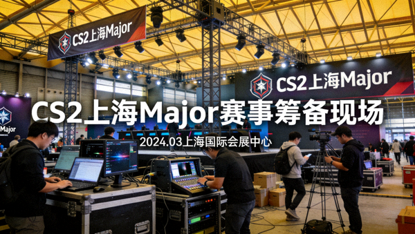 CS2上海Major赛事筹备现场新闻配图